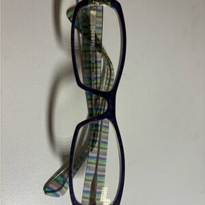 FACE ā FACE “AXESS 4” Blue/Multicolor Eyeglasses Frame Womens Handmade in France